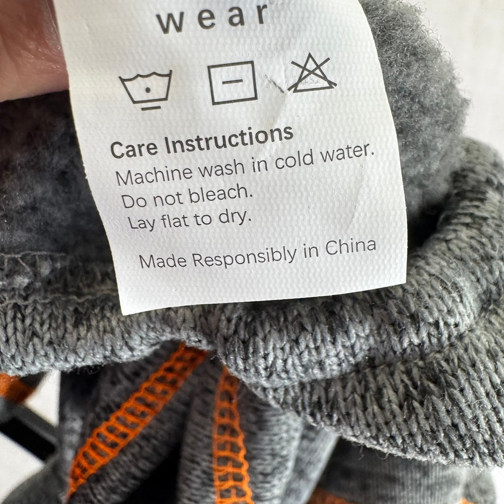 Dress Your Pet With Love Gray‎ Fleece Dog Sweater Vest Harness Zipper Large NEW - Picture 8 of 15